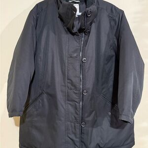 Black Button-Up Coat Denver Hayes